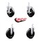 Service Caster 5 Inch Soft Rubber Wheel Swivel 7/8 Inch Square Stem Caster Brakes SCC, 2PK SCC-SQ20S514-SRS-TLB-78-2-S-2 - alternate 4